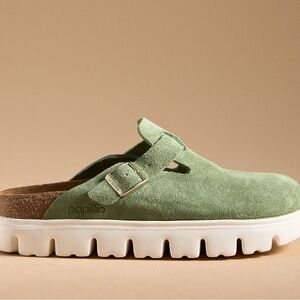 Birkenstock Green Boston Papillo Clog